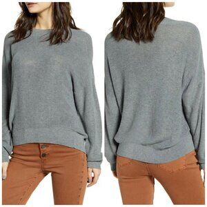 BP light weight pullover sweater Dolman Long Sleeve Grey XXSMALL leggings wear